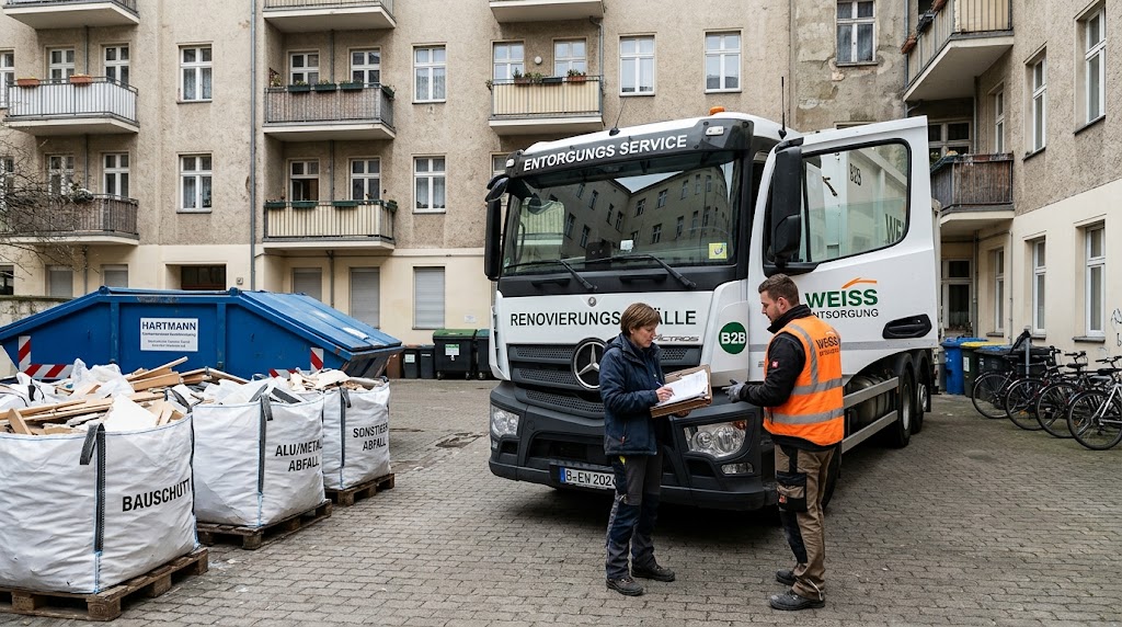 Entsorgungsnachweis wann nötig bei Sanierung und Entsorgung am Mehrfamilienhaus