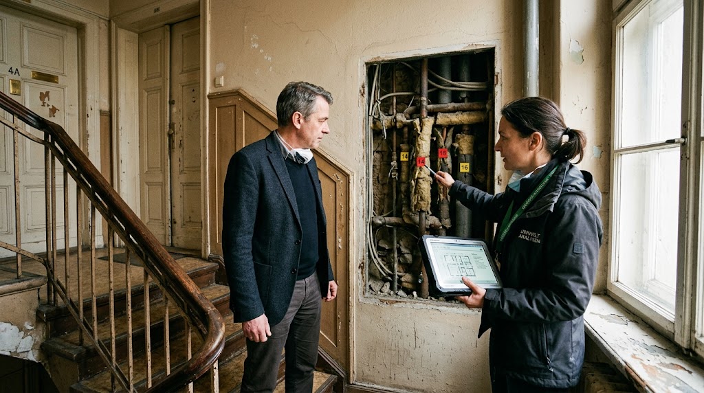 Schadstoffgutachten Kosten bei Altbau Sanierung und Prüfung des Untersuchungsumfangs